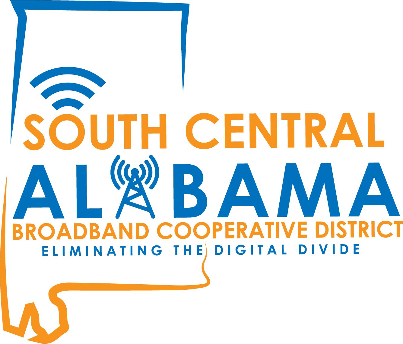 South Central Alabama Broadband Cooperative District Logo